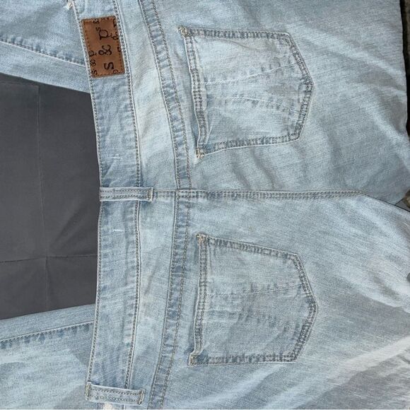 S&P FLARED RIPPED JEANS - Picture 4 of 4